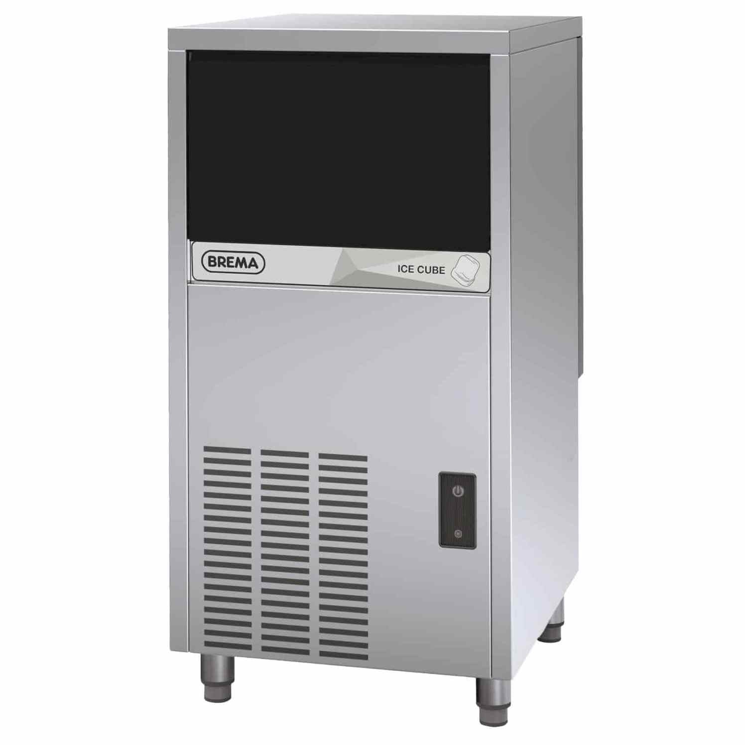 BREMA CB249A HC AWS Undercounter Ice Cube Machine – 79 lbs/day, 20 lbs Storage, Automatic Washing System, 115V