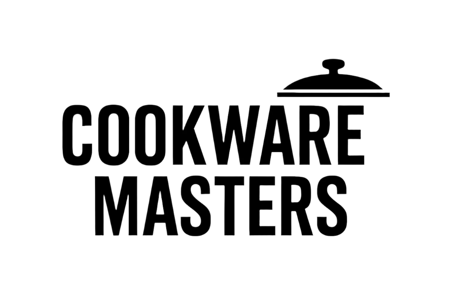 Cookware Masters logo with solid black text